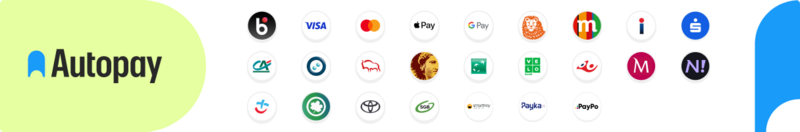 Formy płatności obsługiwane przez Autopay — BLIK, Visa, Mastercard, portfele elektroniczne oraz szybkie przelewy z banków